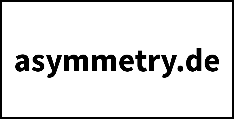 asymmetry.de