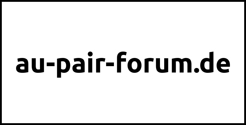 au-pair-forum.de