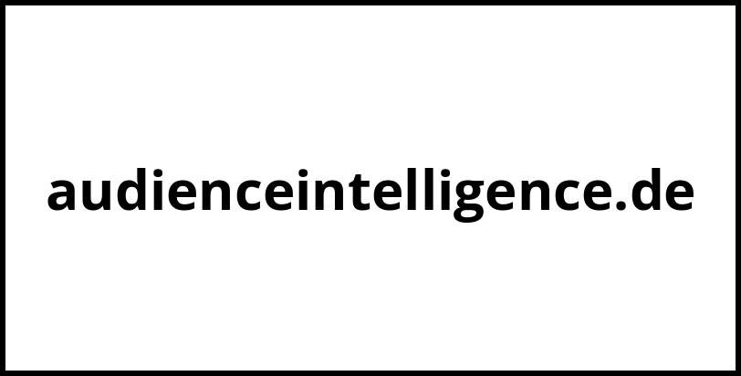 audienceintelligence.de