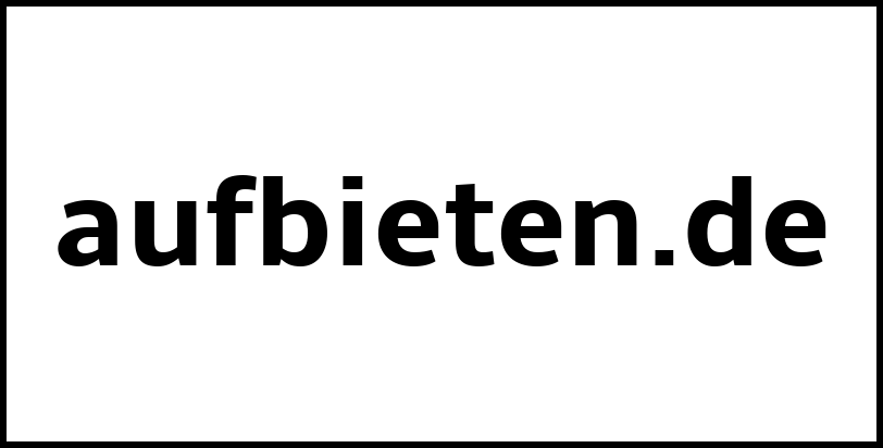 aufbieten.de