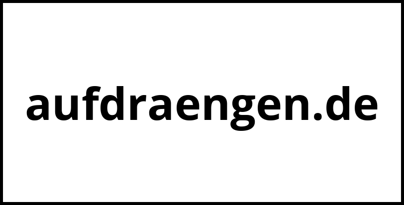 aufdraengen.de