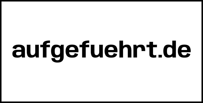 aufgefuehrt.de