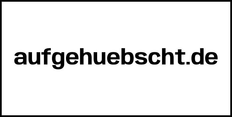 aufgehuebscht.de