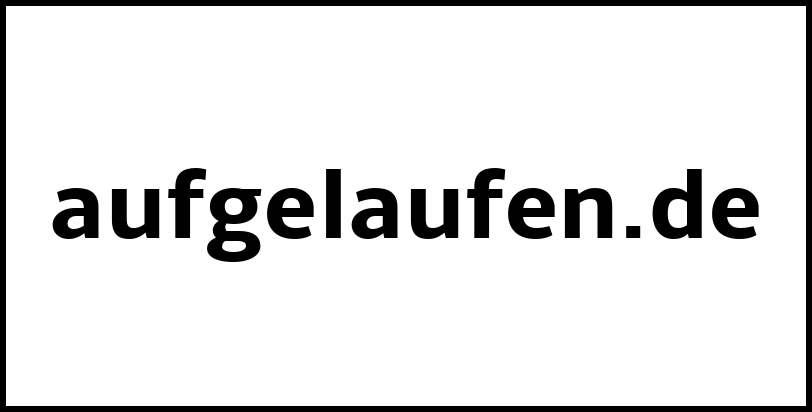 aufgelaufen.de