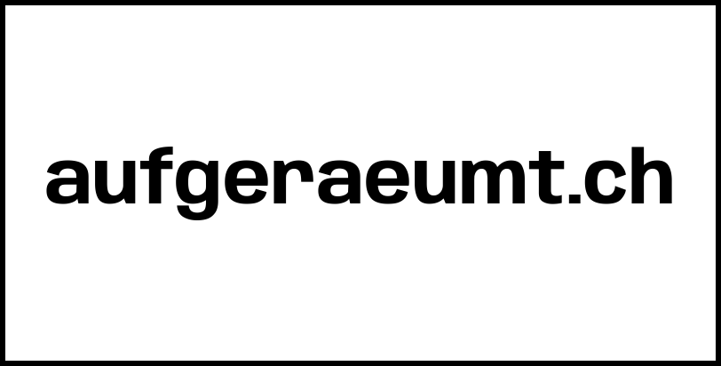 aufgeraeumt.ch