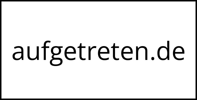 aufgetreten.de