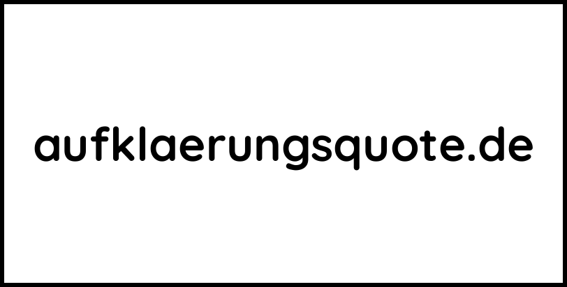 aufklaerungsquote.de