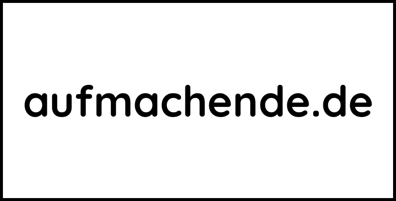 aufmachende.de