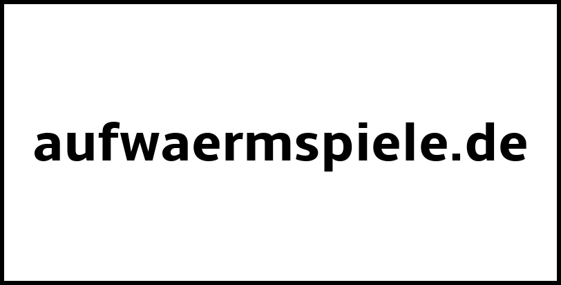 aufwaermspiele.de