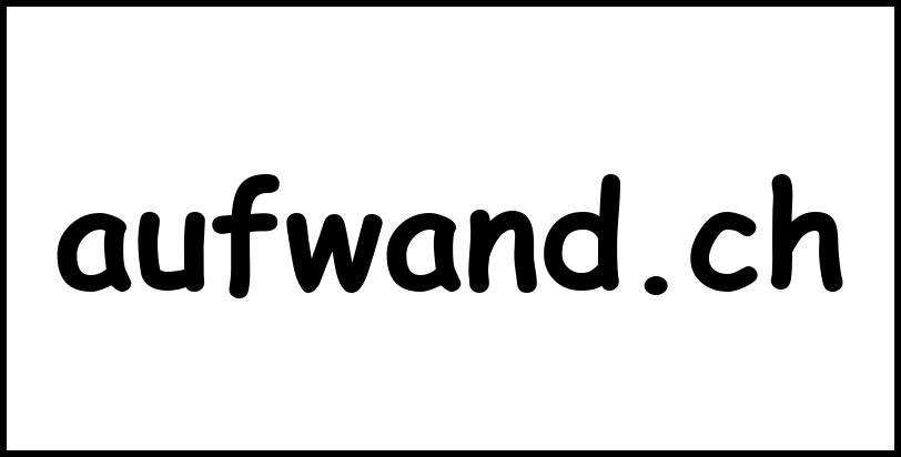 aufwand.ch