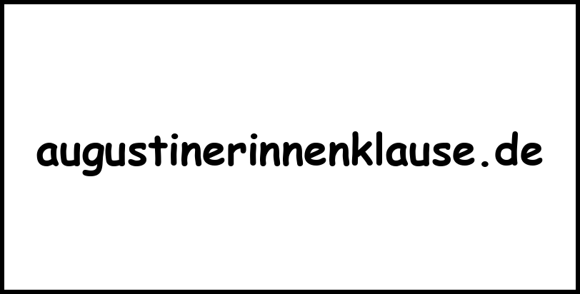 augustinerinnenklause.de