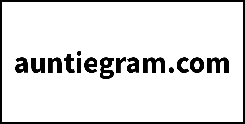 auntiegram.com