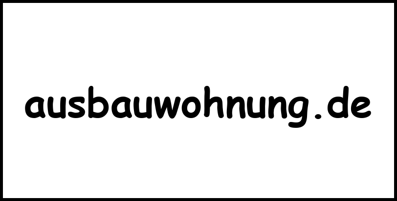 ausbauwohnung.de