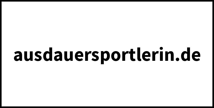 ausdauersportlerin.de