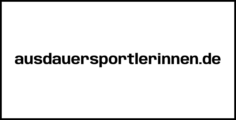 ausdauersportlerinnen.de