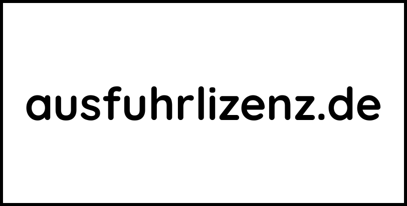 ausfuhrlizenz.de