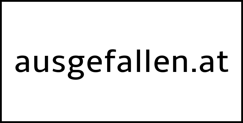 ausgefallen.at