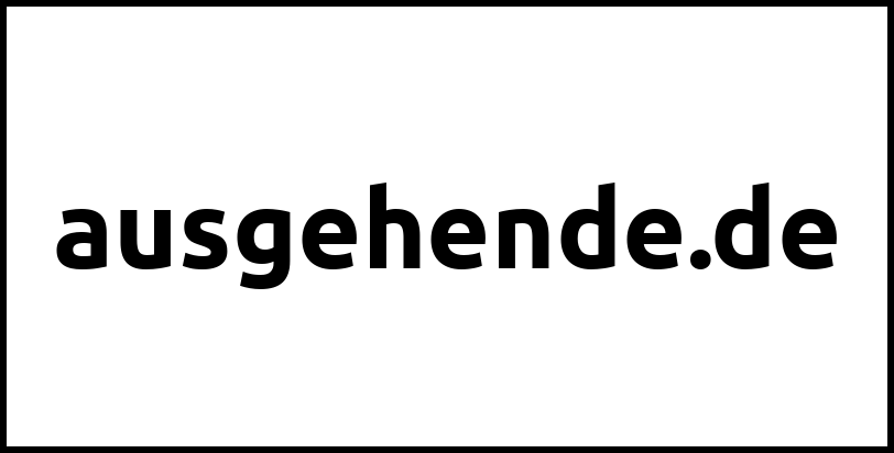 ausgehende.de