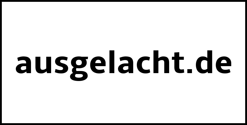 ausgelacht.de