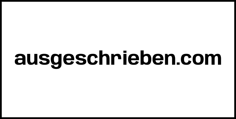 ausgeschrieben.com