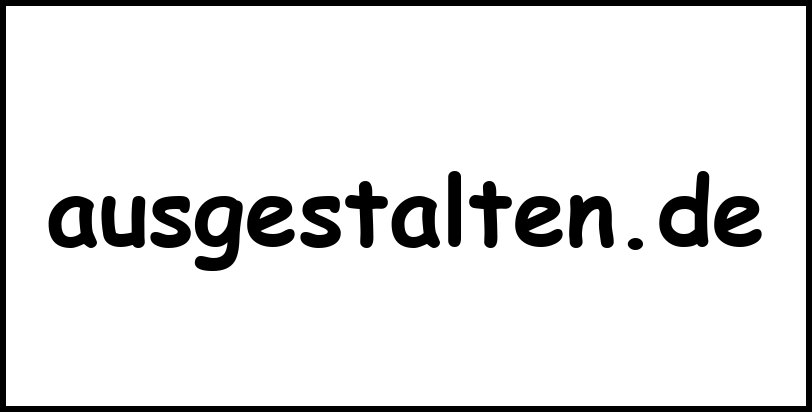 ausgestalten.de