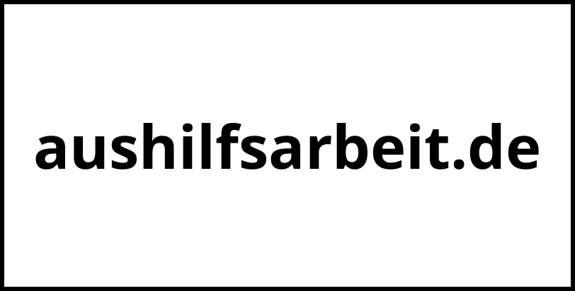 aushilfsarbeit.de