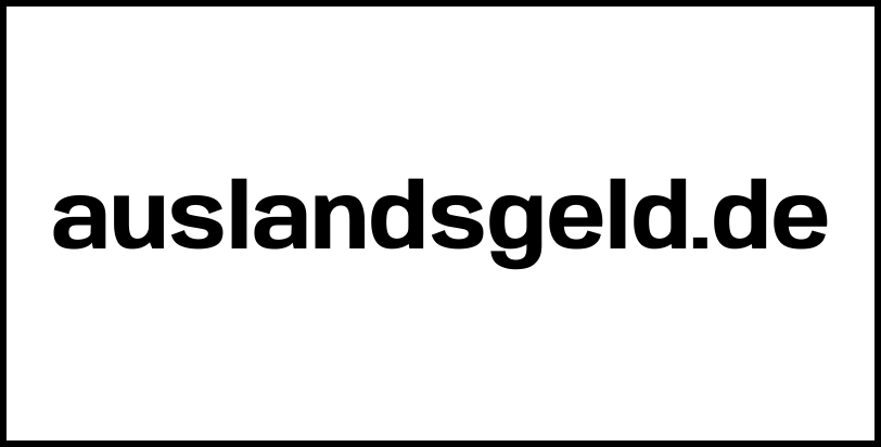 auslandsgeld.de