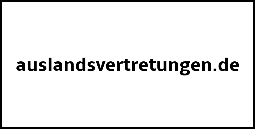 auslandsvertretungen.de