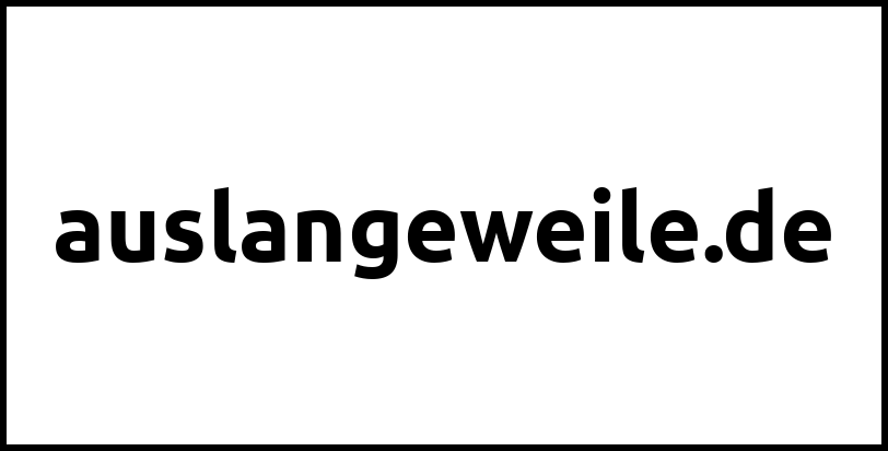 auslangeweile.de