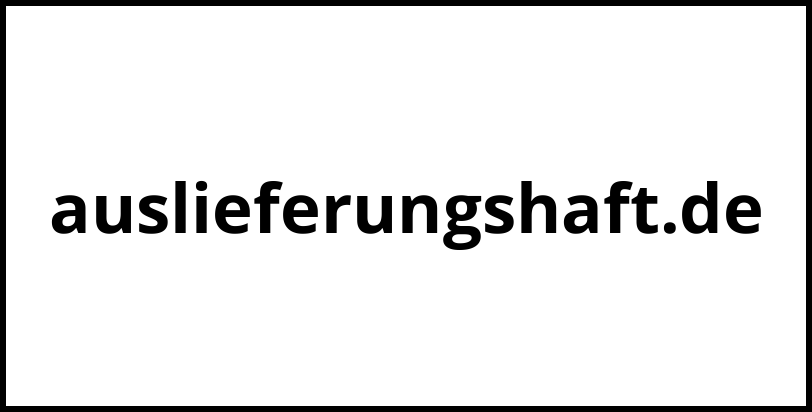 auslieferungshaft.de