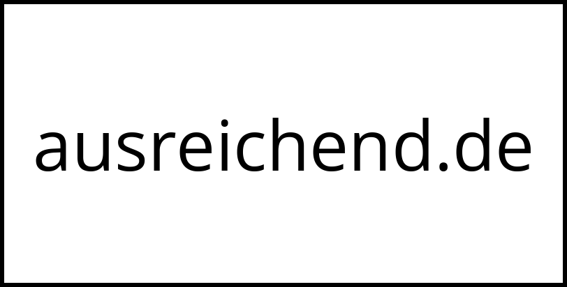 ausreichend.de