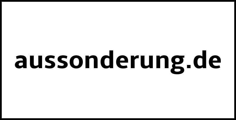 aussonderung.de