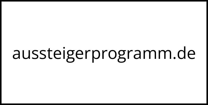 aussteigerprogramm.de