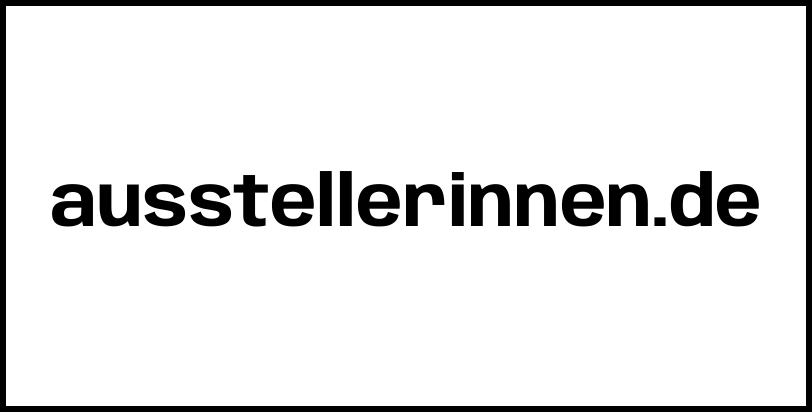 ausstellerinnen.de