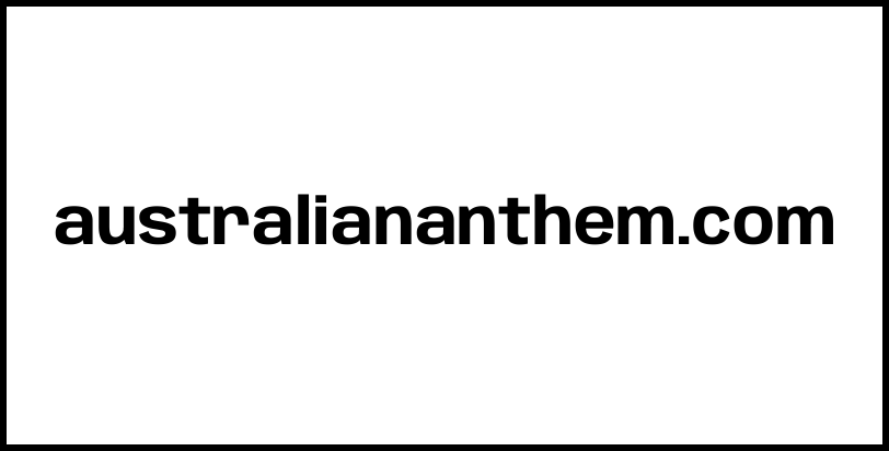 australiananthem.com