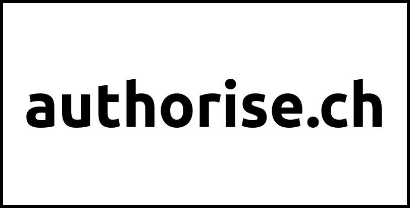 authorise.ch