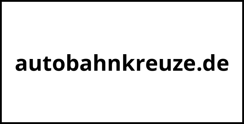 autobahnkreuze.de