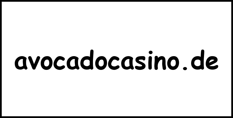 avocadocasino.de