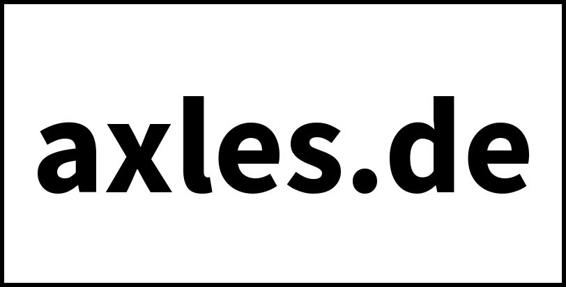 axles.de