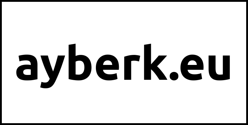 ayberk.eu