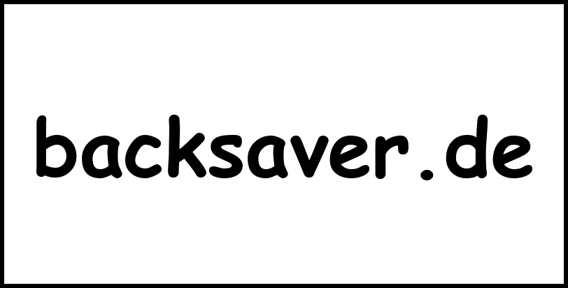 backsaver.de