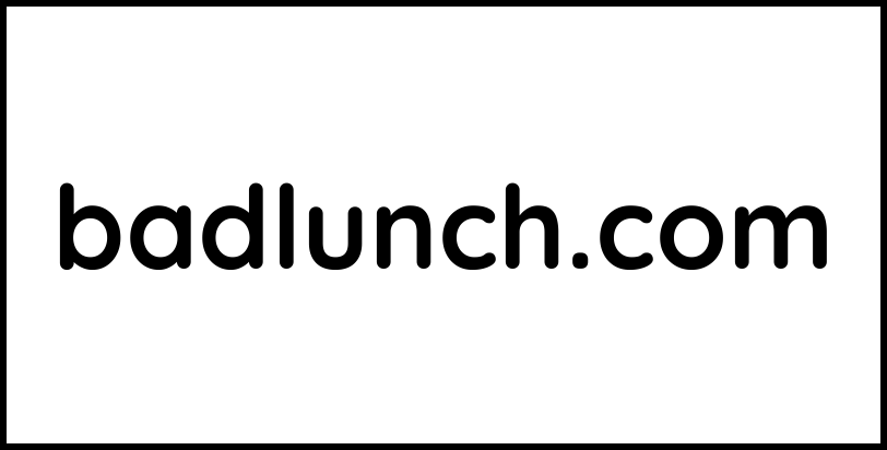 badlunch.com