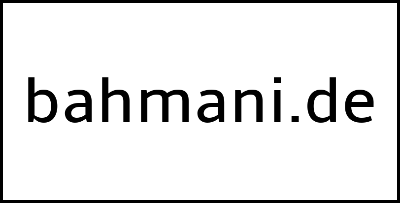 bahmani.de