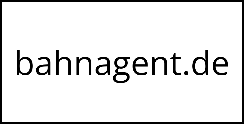 bahnagent.de