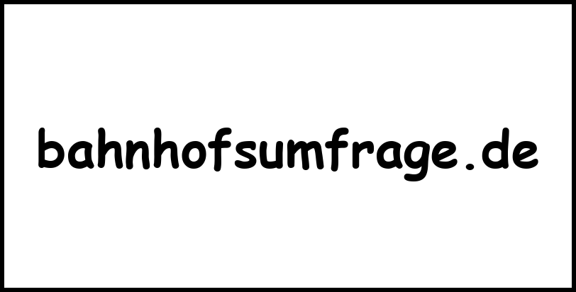 bahnhofsumfrage.de