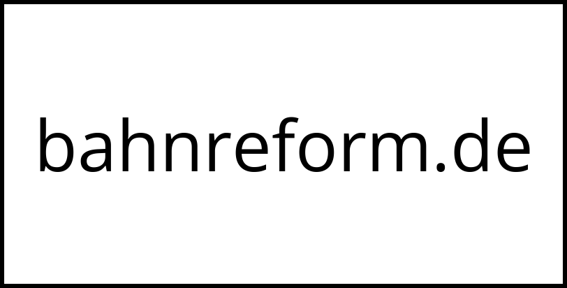 bahnreform.de