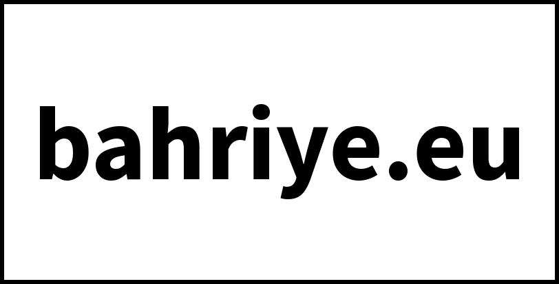 bahriye.eu