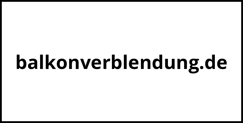 balkonverblendung.de