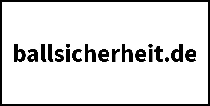 ballsicherheit.de