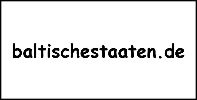 baltischestaaten.de